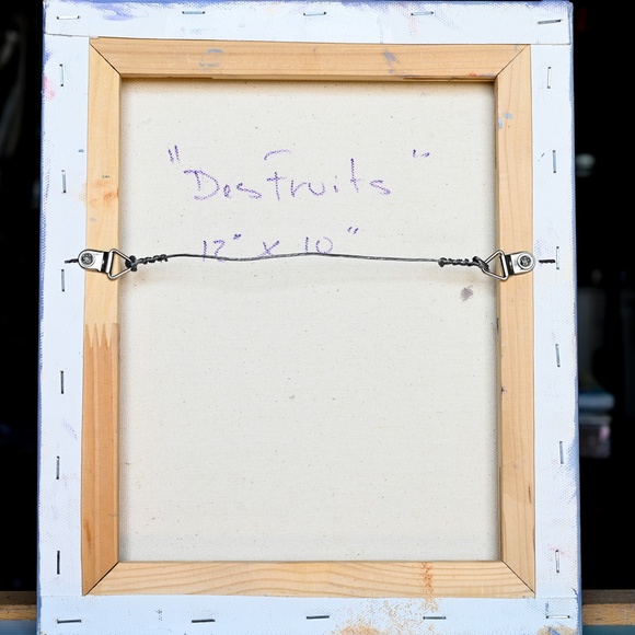 Original painting "Les fruits", 12"x10", oil on canvas - Picture 5 of 5